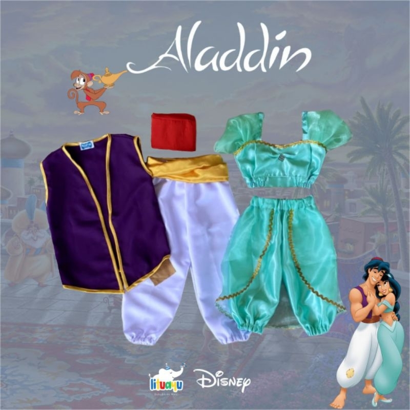 Kostum Aladin Anak Laki-Laki Spesial Disney Aladin Kostum Foto Bayi Newborn