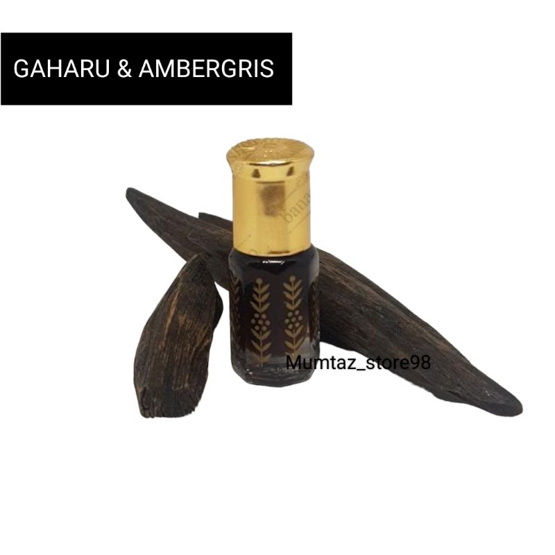 𝗚𝗔𝗛𝗔𝗥𝗨 - ASLI OUD 100% PREMIUM - MINYAK GAHARU AMBERGRIS / ATTAR OUD DEHAN