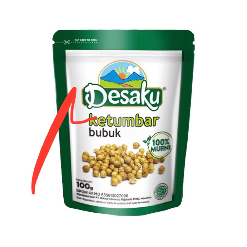 

Desaku bumbu Bubuk 100g kunyit ketumbar