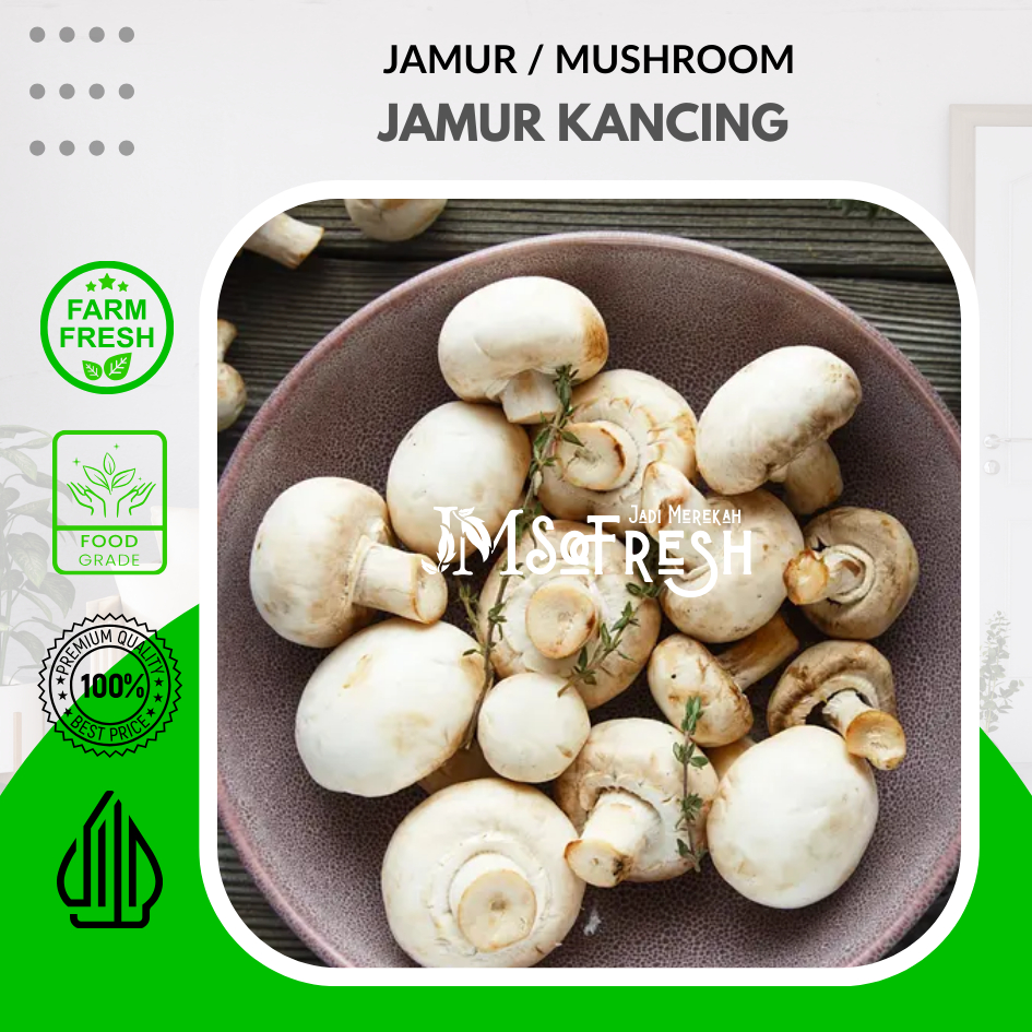 

[JM_SoFresh] Jamur Kancing 250 Gram