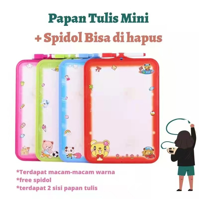 

WhiteBoard Mini Karakter - Papan Tulis Anak Kecil
