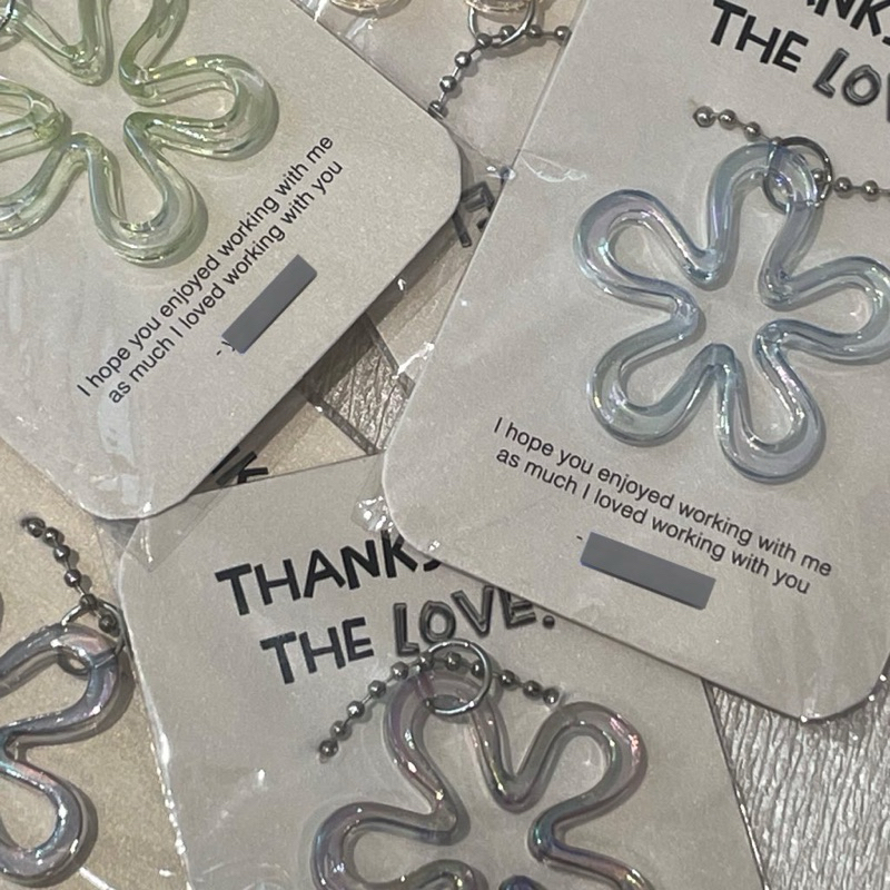 RESIGN GIFT MURAH / KADO RESIGN MURAH / KEYCHAIN BUNGA / GANTUNGAN KUNCI BUNGA