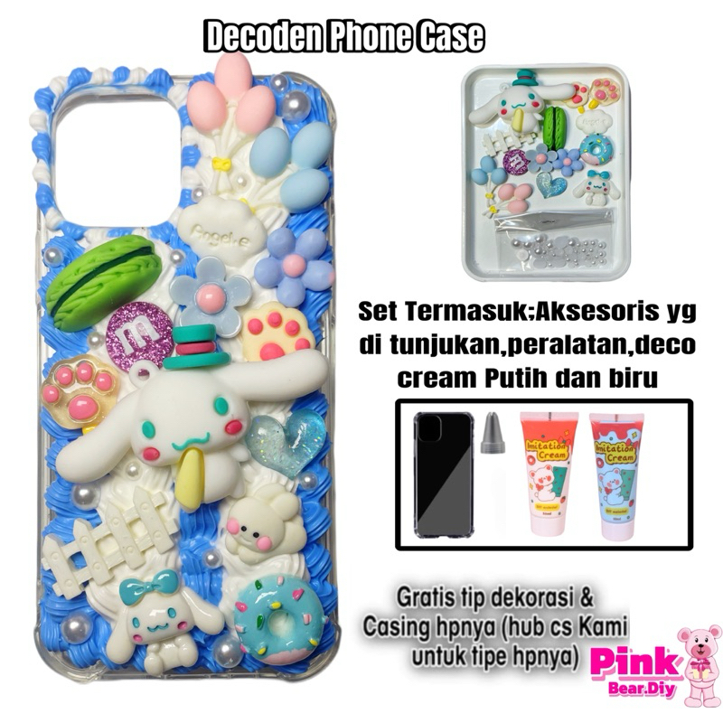 Decoden Phone Case Series Sandrio Cinnamoroll Tersedia Merek Handphone Iphone Samsung Oppo Vivo Xiao