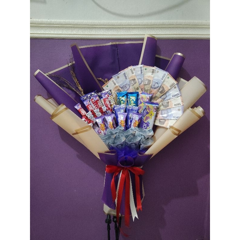 

buket snack mix uang 100k size JUMBO