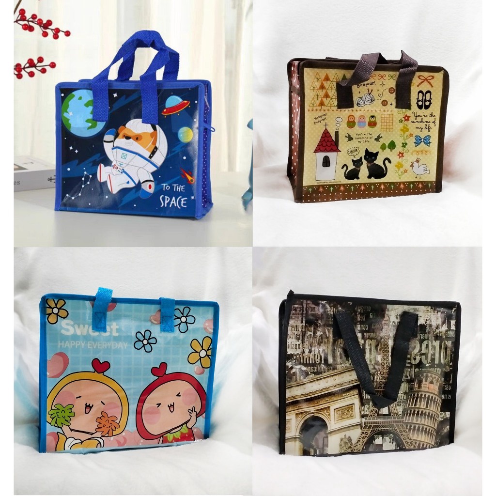 

KHUSUS Lunch Bag Souvenir Tas Ulang Tahun Anak Custom Desain Totebag Souvenir Ultah Anak Premiumdengan resleting