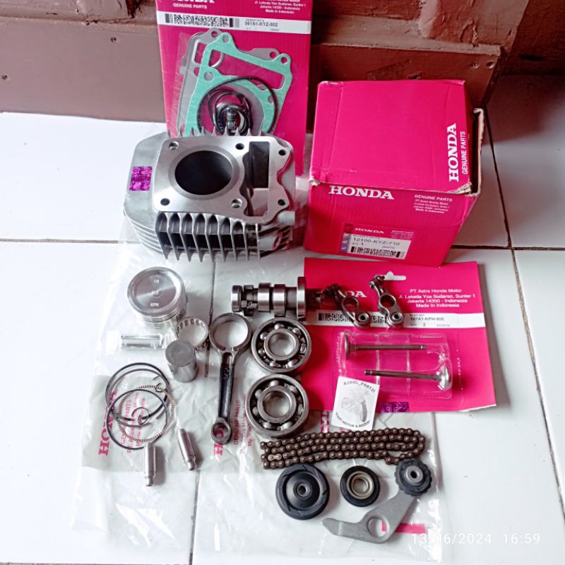 Paket 11 Item Blok Seher + Stang Seher Honda Supra X 125 Fi Supra X 125 Helm In Blade New 125 Fi 201