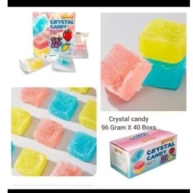 crystal candy 96g | permen buah | jelly | wax candy | fox candy | permen lilin | snack halal.