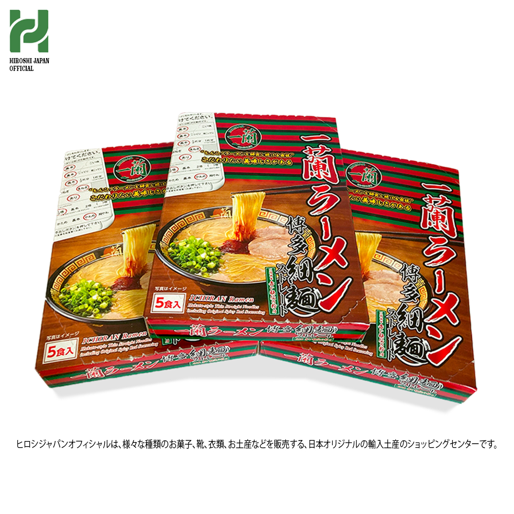 

Ichiran Ramen Pork Import Japan Original - Ramen authentic Japan isi 5 pcs - Ramen instan berkualitas made in Fukuoka Japan