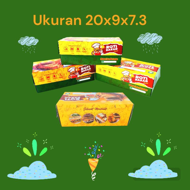

Dus,roti,bakar 100 pcs/Dus,roti,bandung 20x9x7,3 murah