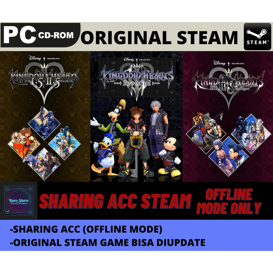 KINGDOM HEARTS PC Game Sharing Original