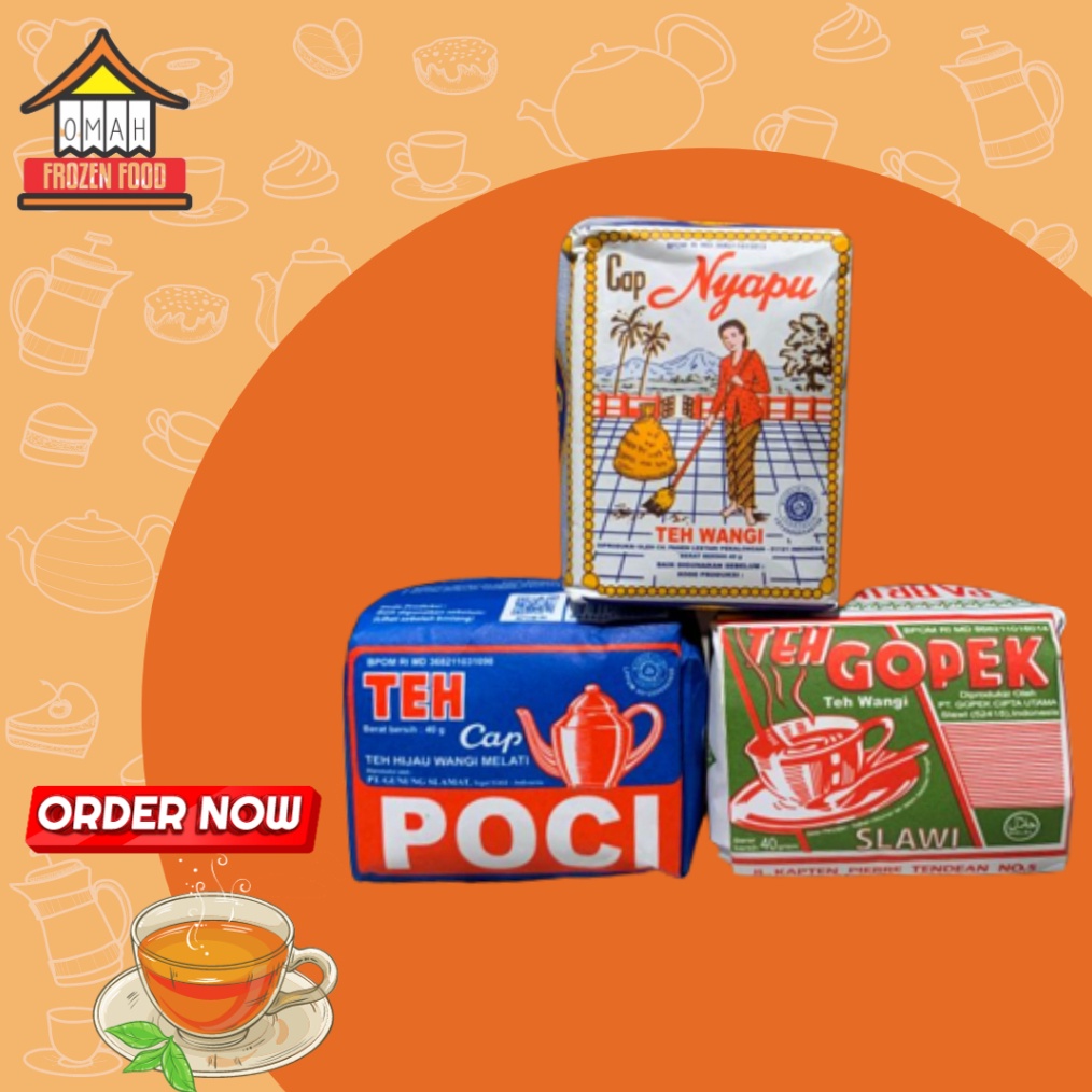 

SUPER BIG SALE Paket Teh 5 Paket Teh Solo Kombinasi Nyapu Poci Gopek