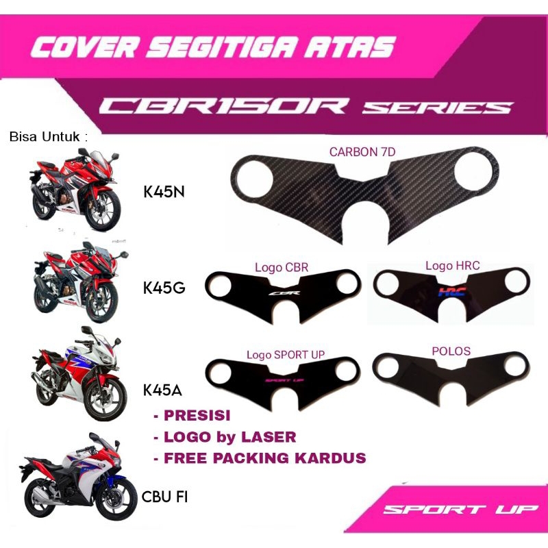 Cover Tripleclamp Segitiga Atas Honda CBR150R