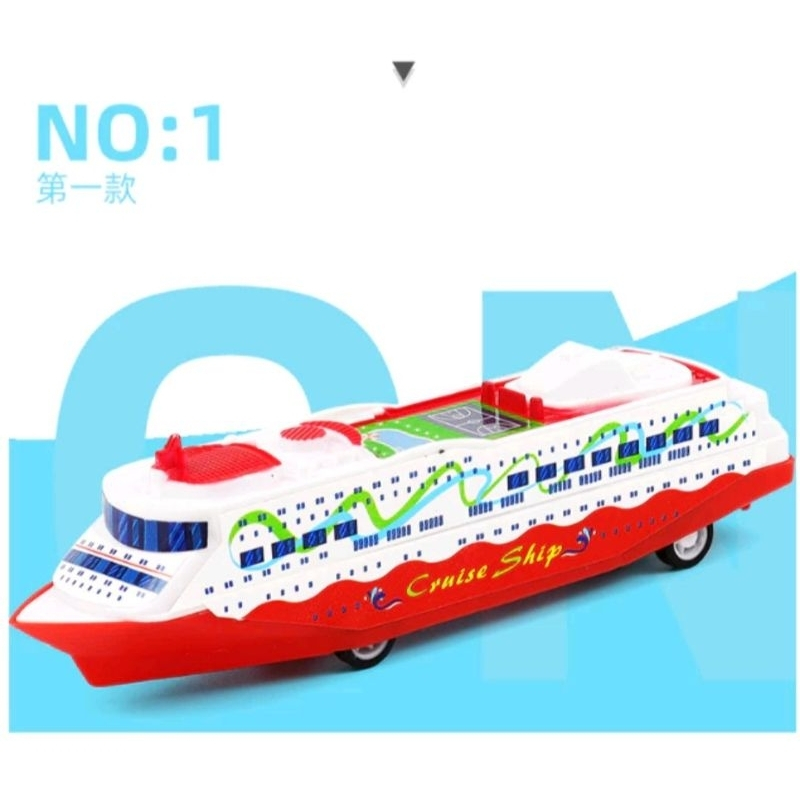 MAINAN ANAK KAPAL PESIAR KANTONG REPLIKA KAPAL