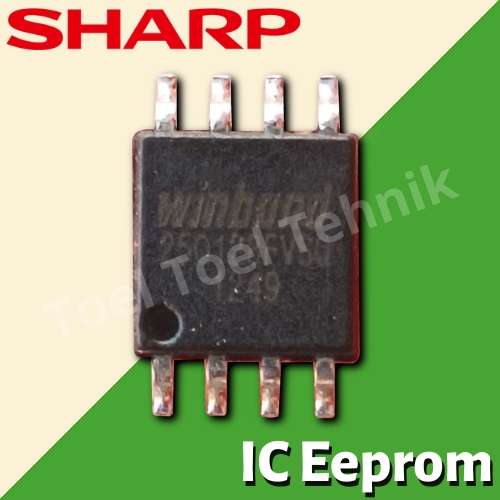 IC EPROM SEMUA JENIS TV SHARP  / IC EEPROM SUDAH TERPROGRAM FIRMWARE TV SHARP SIAP PAKAI
