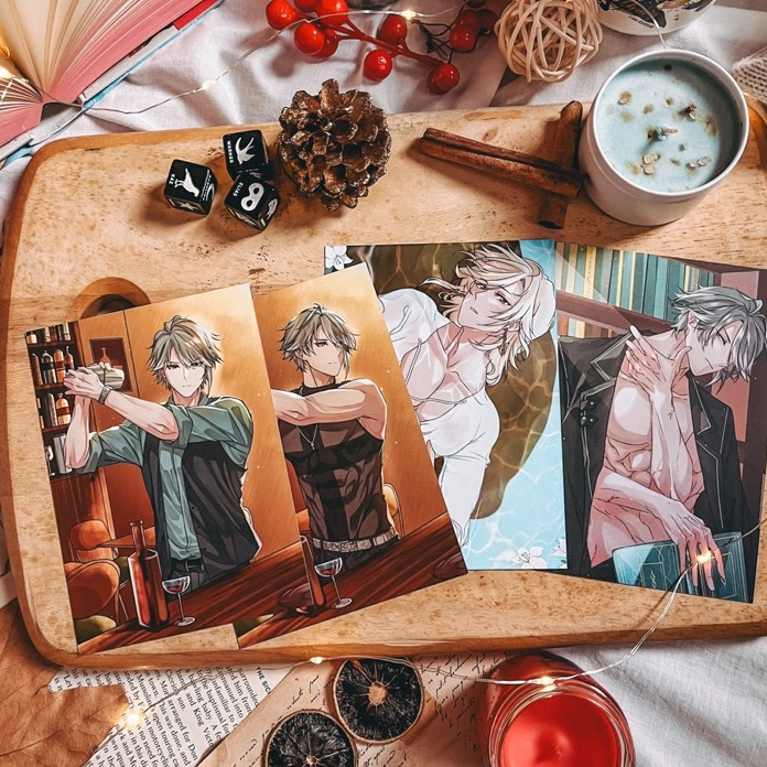 

KF7 Fanmerch Artprint Tarot Double Sided Genshin Nu Carnival Tartali Zhongxiao Xiao Zhongli Childe KuyaEi Kaeluc Alhaitham Kaveh Haikaveh Tartaglia Dottolone Dottore Aether Xiaother Zhongthe