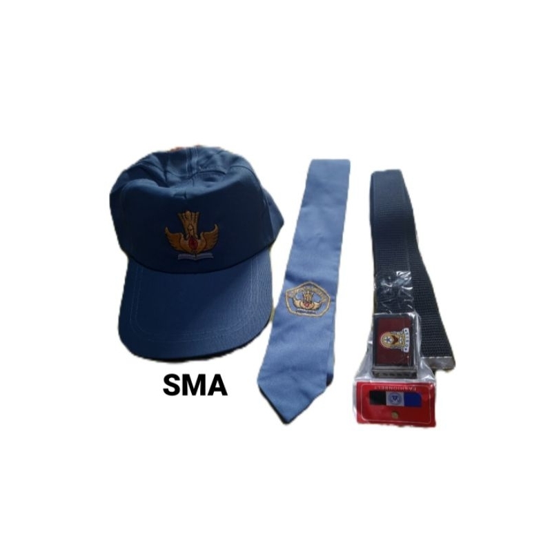 paket sma.topi dasi dan sabuk