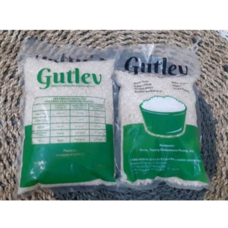 

BERAS GLUKOMANAN PORANG 1KG GUTLEV / BERAS DIET