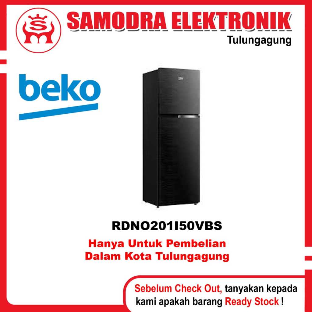Kulkas BEKO RDNO201I50VBS | Kulkas 2 Pintu Beko