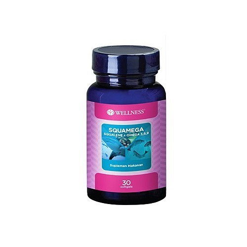 Wellness Squamega 30 Softgels Squalene + Omega 3,6,9
