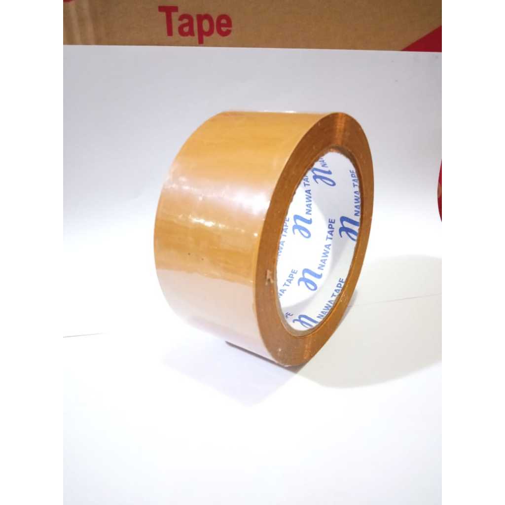 

lakban coklat/bening 45 MM X 90 Yard merk ocin/nawa tape