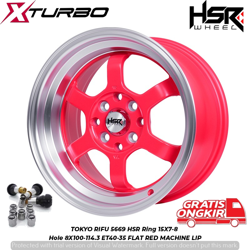 Velg Celong HSR TOKYO RIFU Ring 15 Cocok Untuk Aavanza Ignis Yaris Xenia Swift Dll