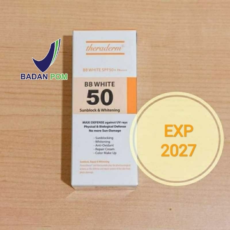 THERADERM BB WHITE SPF 50 SUNBLOCK WHITENING 40GR
