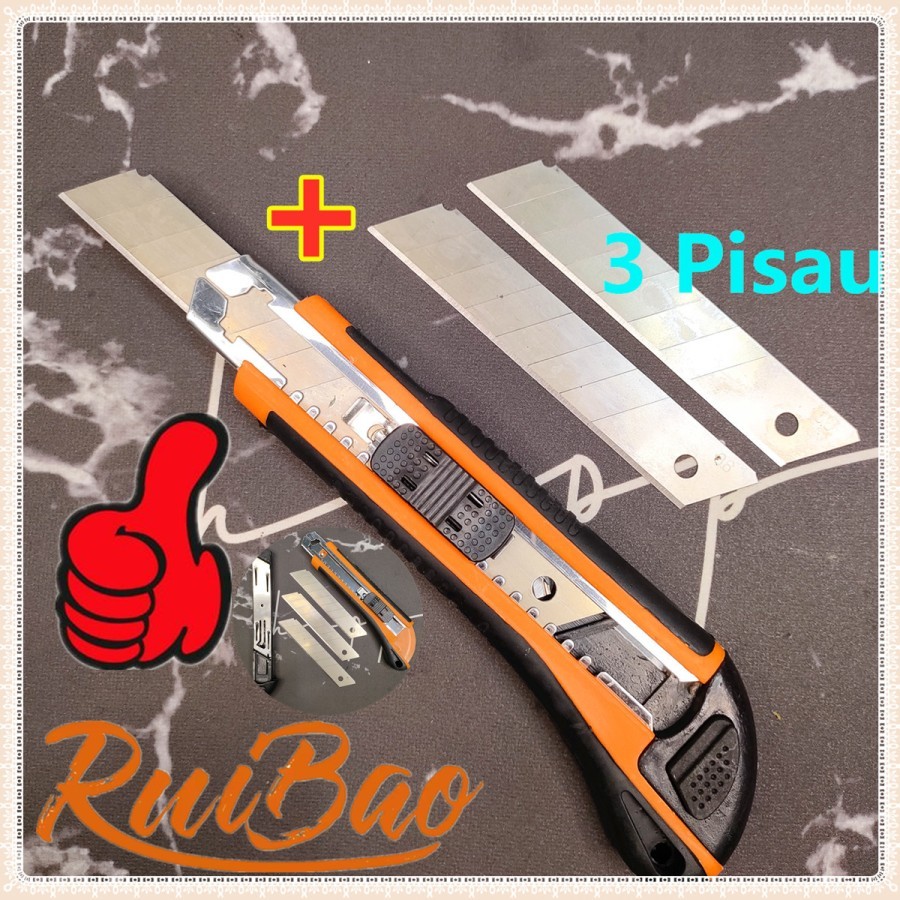 

Nagada Knife Material Auto Lock / Cutter Knife D082
