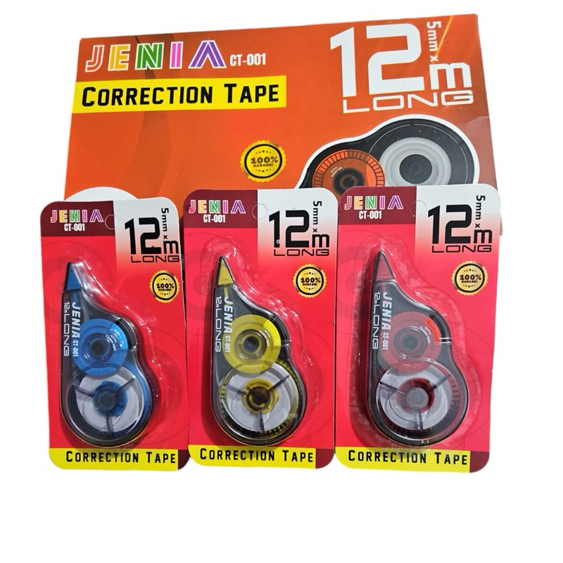 

TIP EX 12m ROLL JENIA LONG tip-ex roll terbaik ORIGINAL