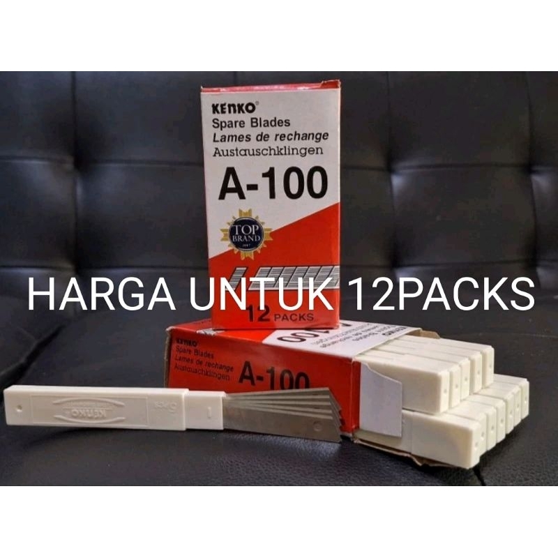 

Refill Cutter Kecil Kenko A-100 (Harga untuk 1 Kotak/12 Tube)