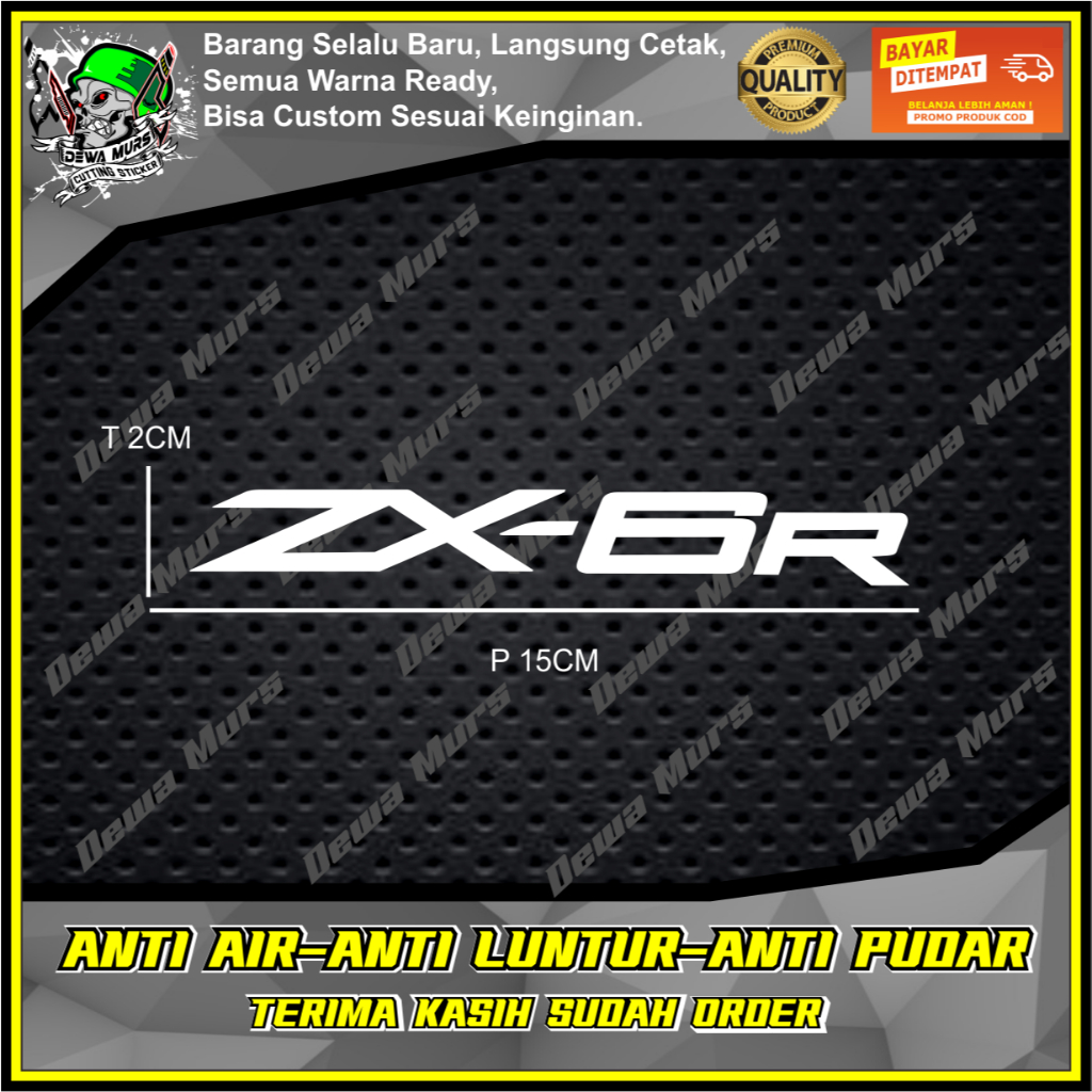 Cutting Sticker ZX6R 1pcs