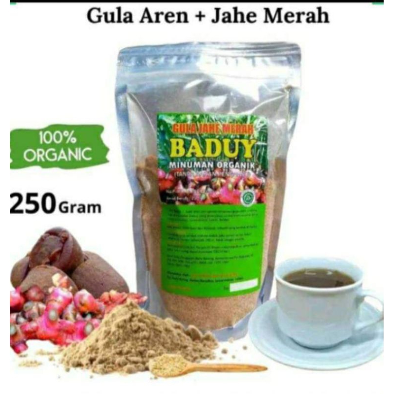 

GULA JAHE MERAH BADUY (250gr)