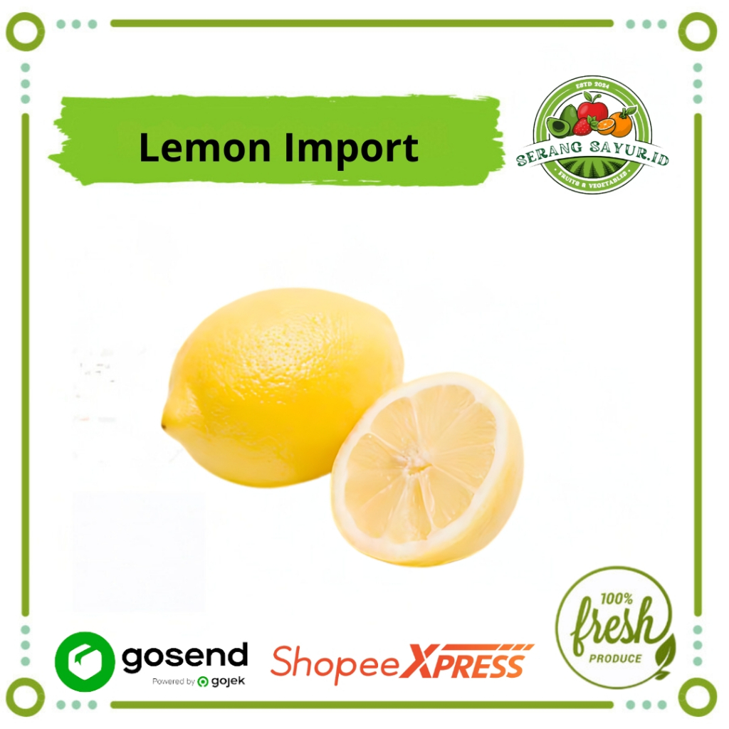 

[INSTAN SERANG] LEMON IMPORT 1 BUAH