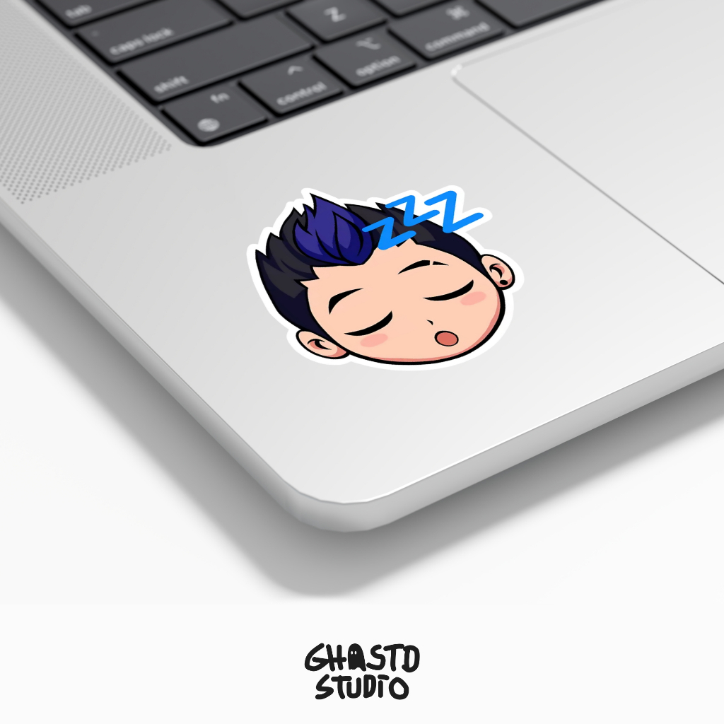

Sleepy Yoru Valorant Spray Sticker | 5 cm Vinyl Glossy