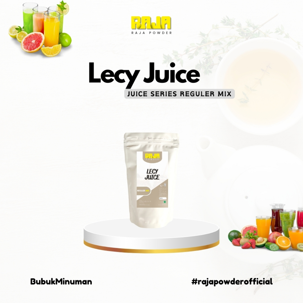 

Bubuk Jus Buah Leci Bubuk Minuman Lecy Juice Powder 250 gram