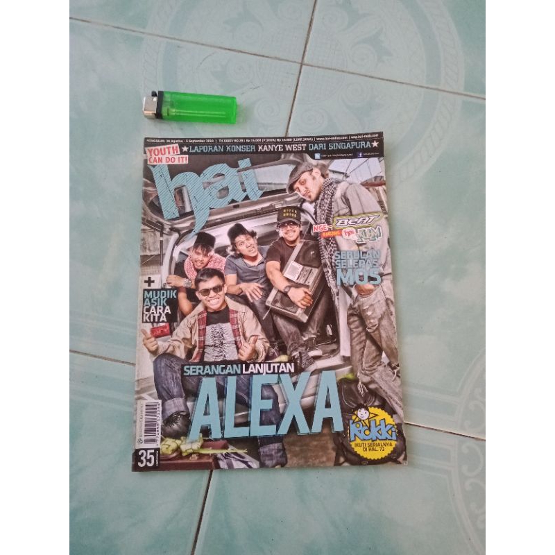Majalah Hai Alexa Nidji Kanye west