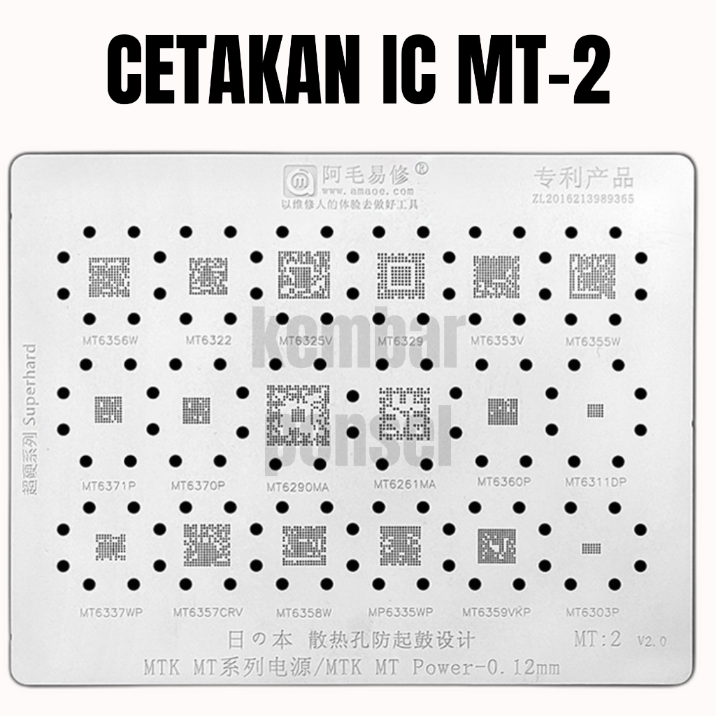 CETAKAN IC MT-2 AMAOE ORIGINAL JAPAN
