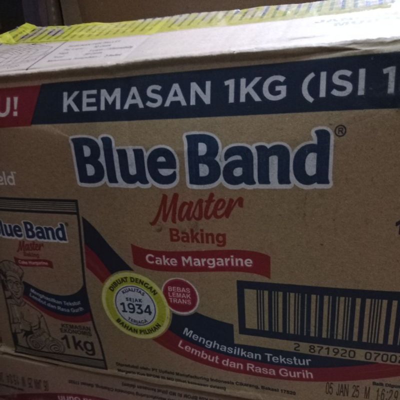 

BLUE BAND KEMASAN 1KG (1 KARTON) ISI 18 BUNGKUS