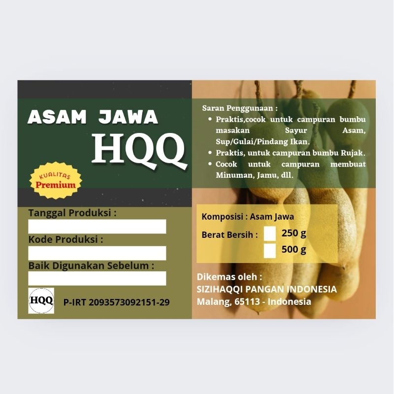 

Asam Jawa Premium HQQ