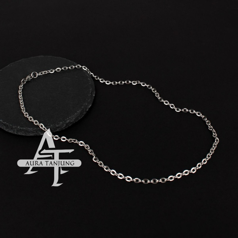 KALUNG TITANIUM RANTAI NURI KALUNG PRIA WANITA ANTI LUNTUR