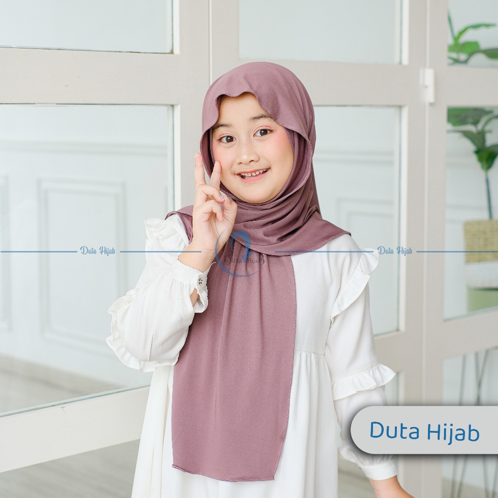 Pashmina Inner Anak Bando Oval Jersey Premium Umur 5-10 Tahun