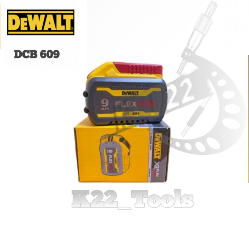 BATERAI CORDLESS 9A.h 60V  DEWALT DCB609 / BATTERY DEWALT DCB609