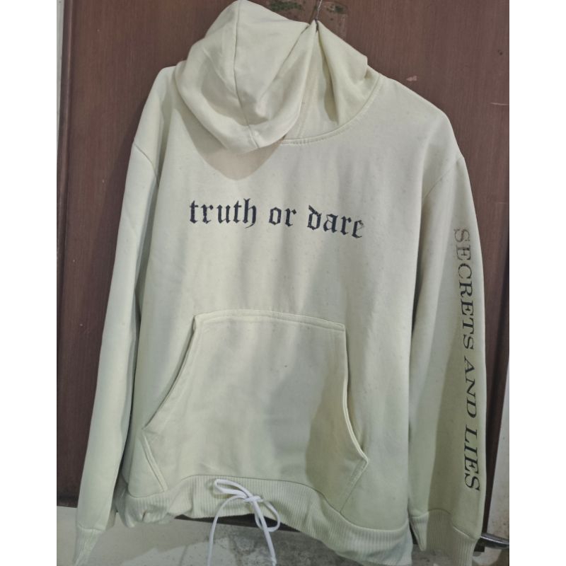 Preloved Hoodie Cream Minus