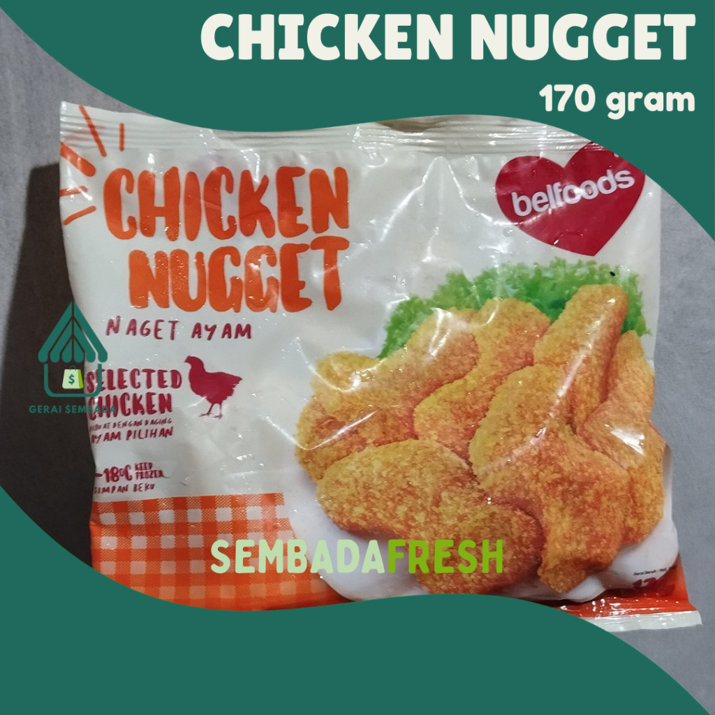 

Belfoods Chicken Nugget Naget Ayam 170 gram - GERAI SEMBADA