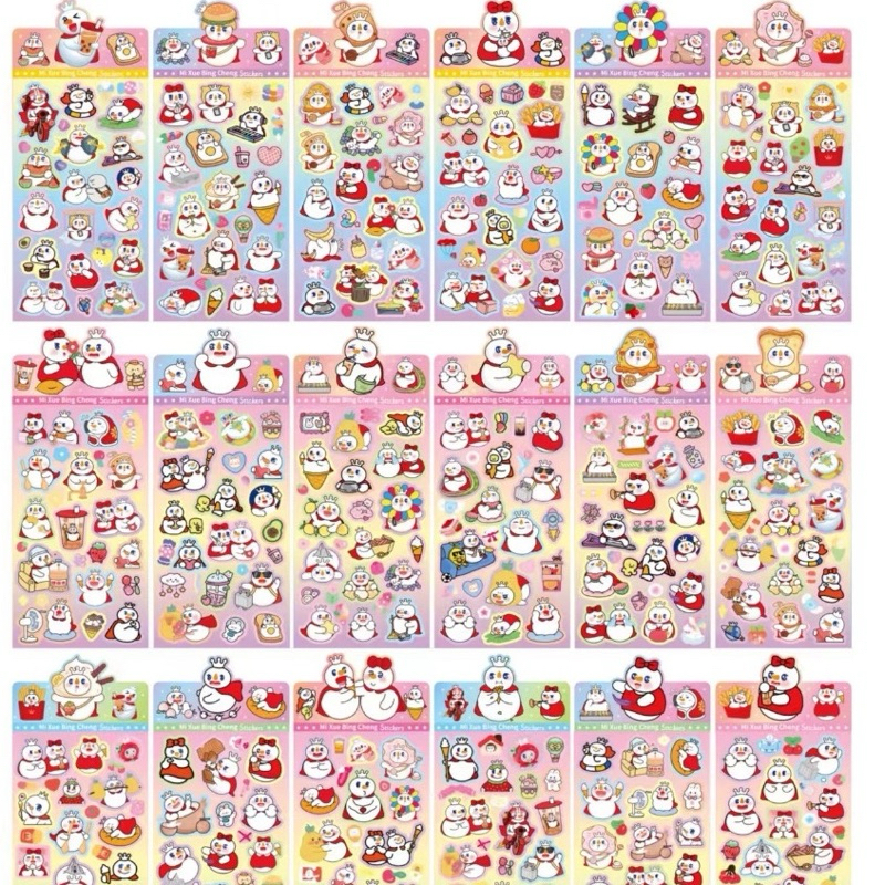 

Stiker Lucu Karakter Mixue 1pcs Aesthetic Cocok Untuk Anak-Anak Sekolah Hiasan Notebook Hiasan Case