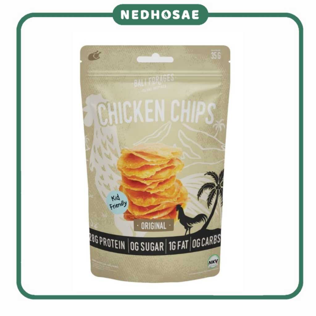 

Chicken Chips Original Crispy Bali Forages Keripik Daging Ayam Krispi