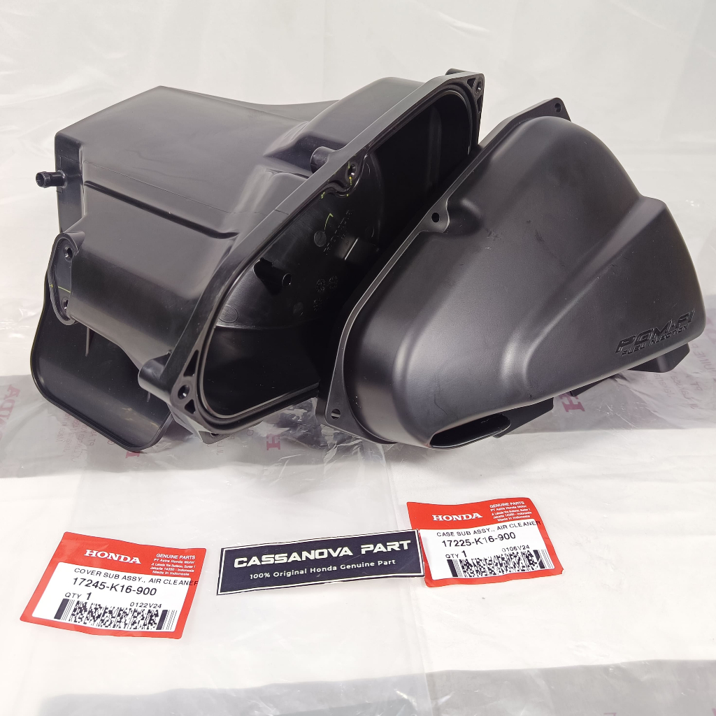 Box Saringan filter udara Tutup Filter Udara Beat Fi Scoopy Fi Stater Kasar 17245K16900 - 17225K1690