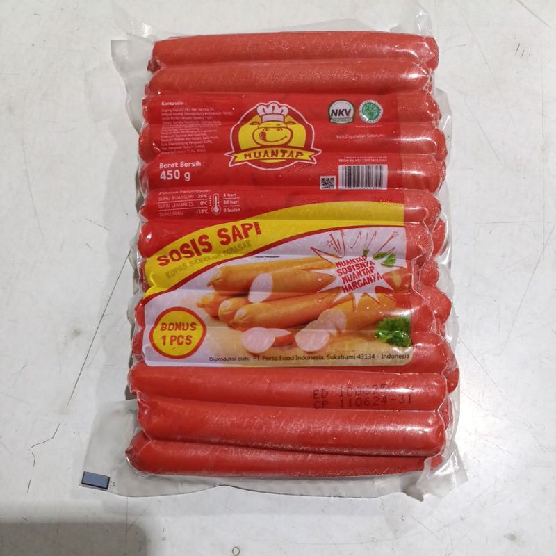 

sosis sapi muantap isi 25pcs 450gr