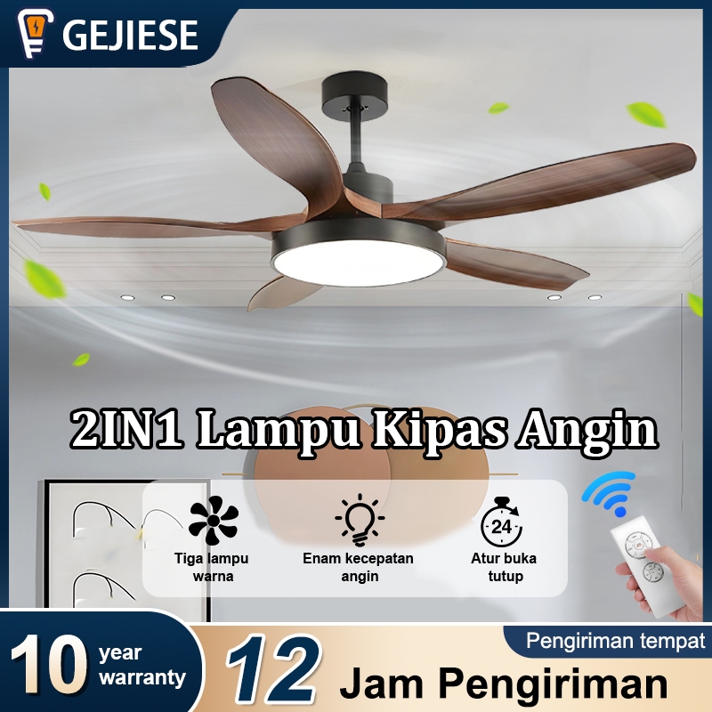COD Lampu kipas lampu kipas angin gantung plafon 48/52 inci lampu kipas angin plafon