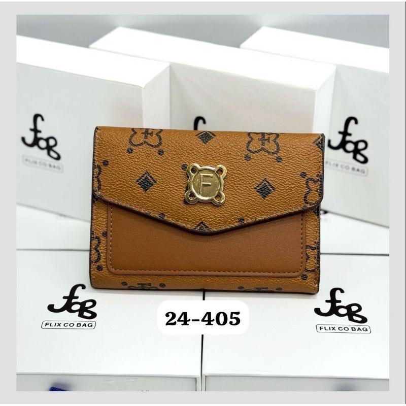 Dompet Medium FLIX CO BAG Lipat Wanita Import Dompet Kulit Uang Kertas Masuk Dan Ada Slot Kartu