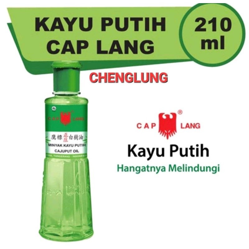 CHENGLUNG☆☆☆☆☆ MINYAK KAYU PUTIH CAPLANG 210 ML CAJUPUT OIL MINYAK KAYU PUTIH JUMBO ORI/ MINYAK KAYU